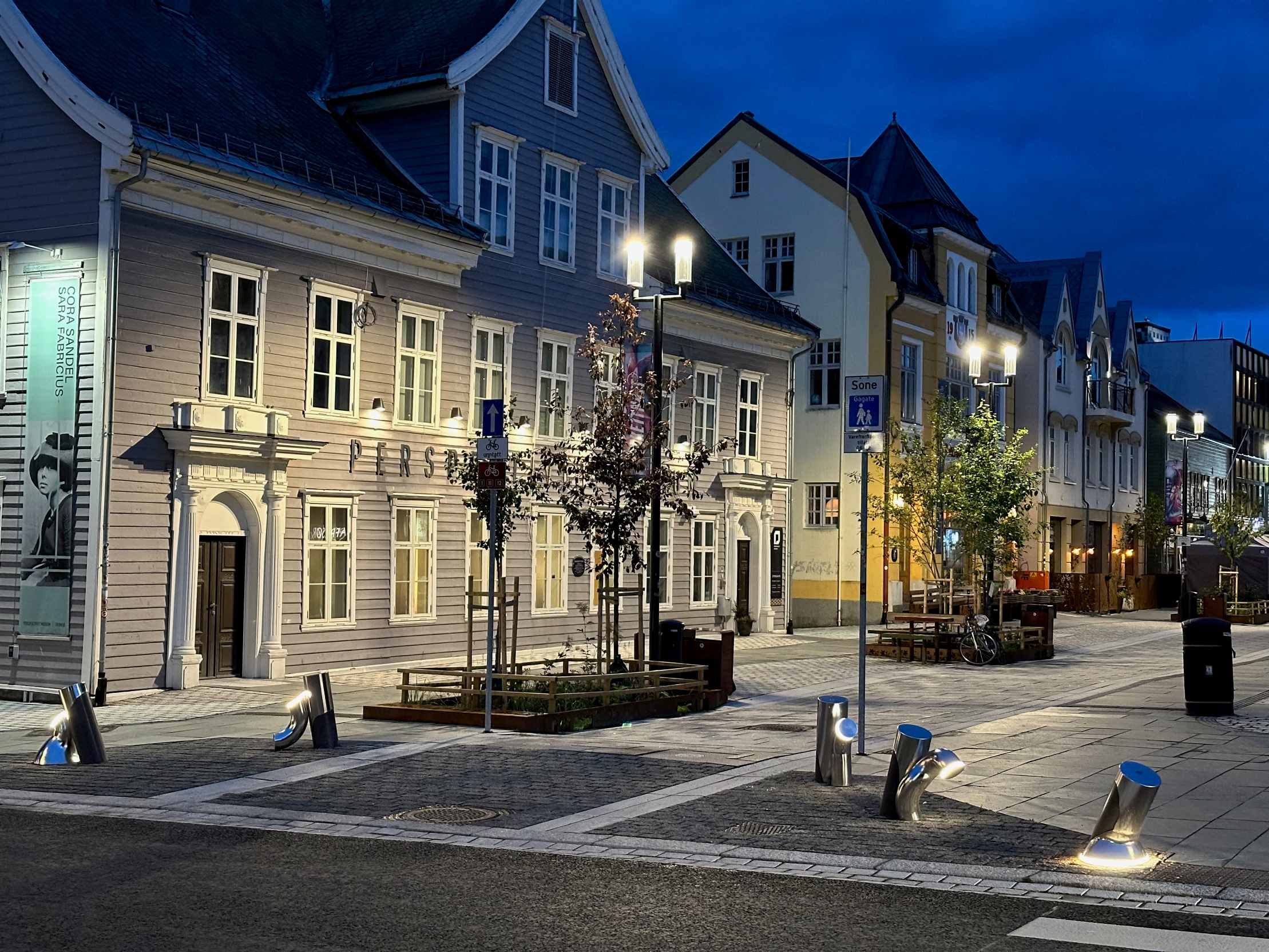 Belegningsstein i granitt